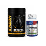 CREATINA MONOHIDRATADA KREON 500 GRAMOS + CITRATO DE MAGNESIO 500 GRAMOS 60 CAPSULAS