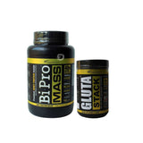 PROTEÍNA BI PRO MASS 3 LIBRAS + AMINOS GLUTA STACK 510 GRAMOS