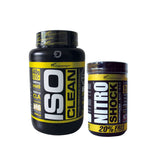 PROTEÍNA ISO CLEAN 2 LIBRAS + AMINOS NITRO SHOCK 520 GRAMOS