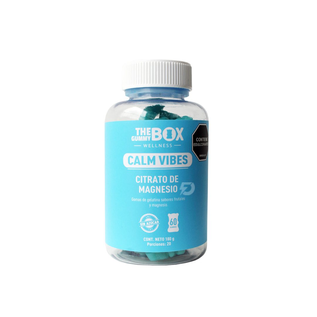 GOMITAS CALM VIBES CITRATO DE MAGNESIO 60 GOMAS