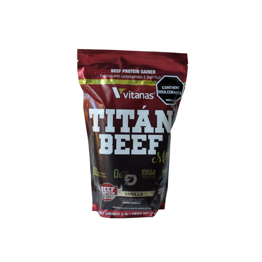 PROTEÍNA TITÁN BEEF MASS 2 LIBRAS VITANAS